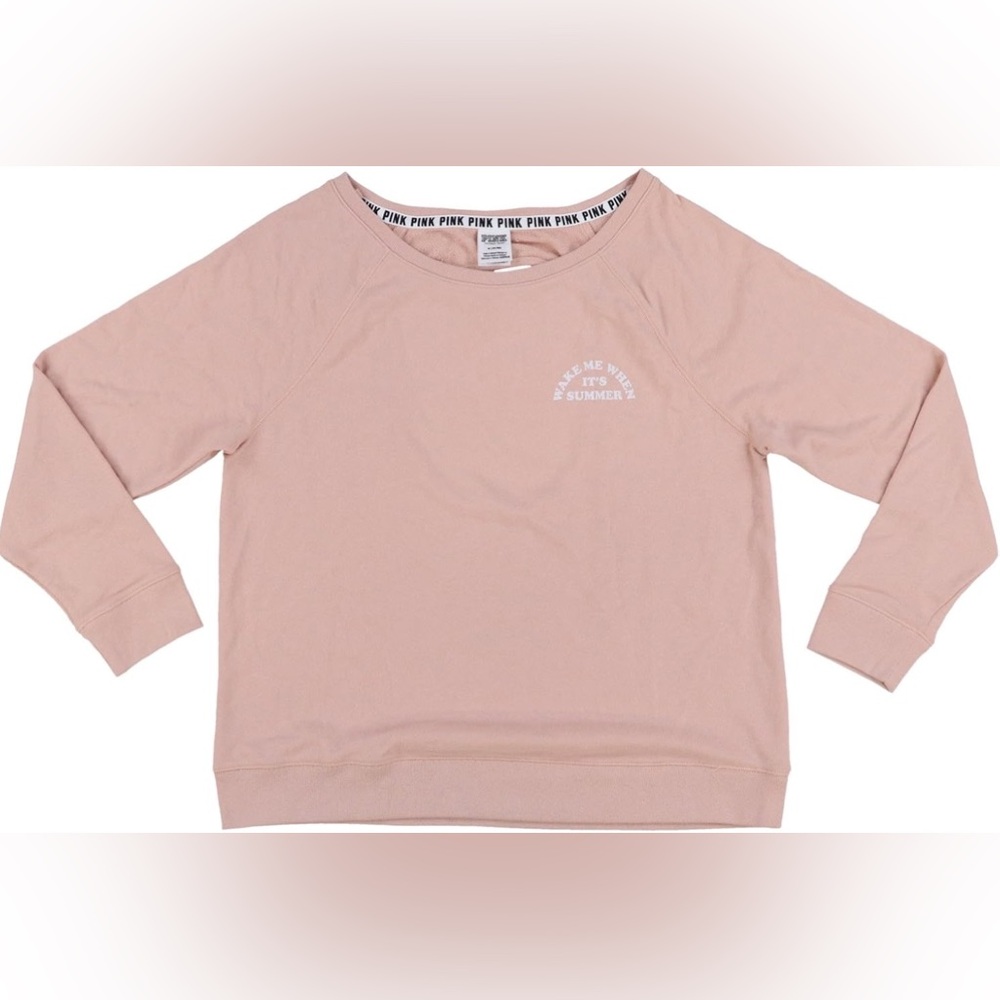 Victoria's Secret PINK “Wake Me When It's Summer” Open Back Sweatshirt
